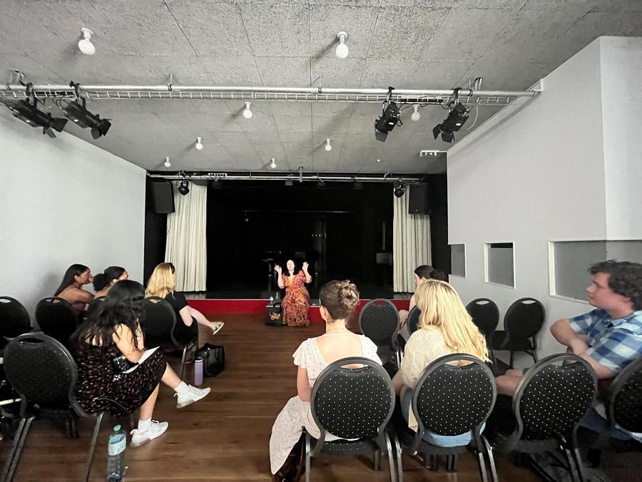 Masterclasses, rehearsals, and tea times, oh my, photo 4 of 6, from the festival's Instagram
