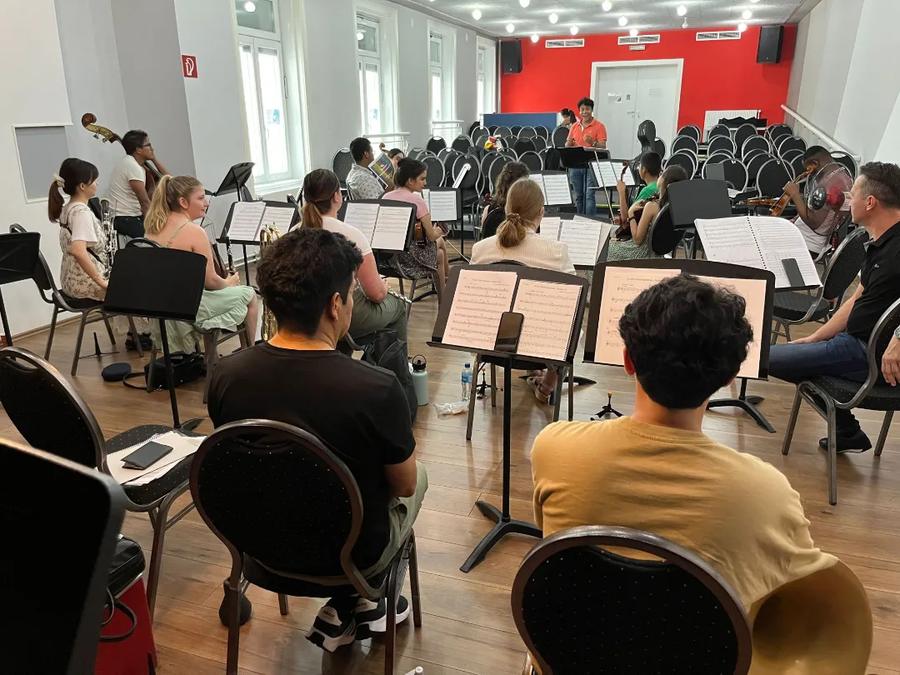 Welcome the 2023 VSMF Orchestra members to Vienna, photo 3 of 3, from the festival's Instagram