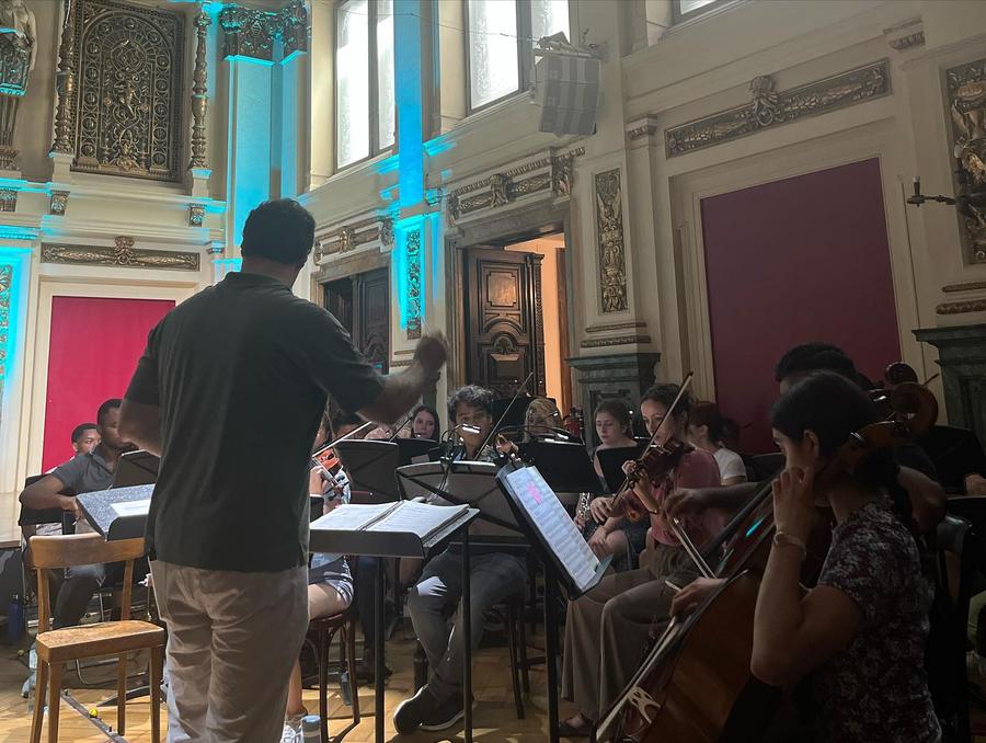 Some sneak peeks of our final orchestra rehearsals for Mozart’s The Magic Flute and..., photo 5 of 5, from the festival's Instagram
