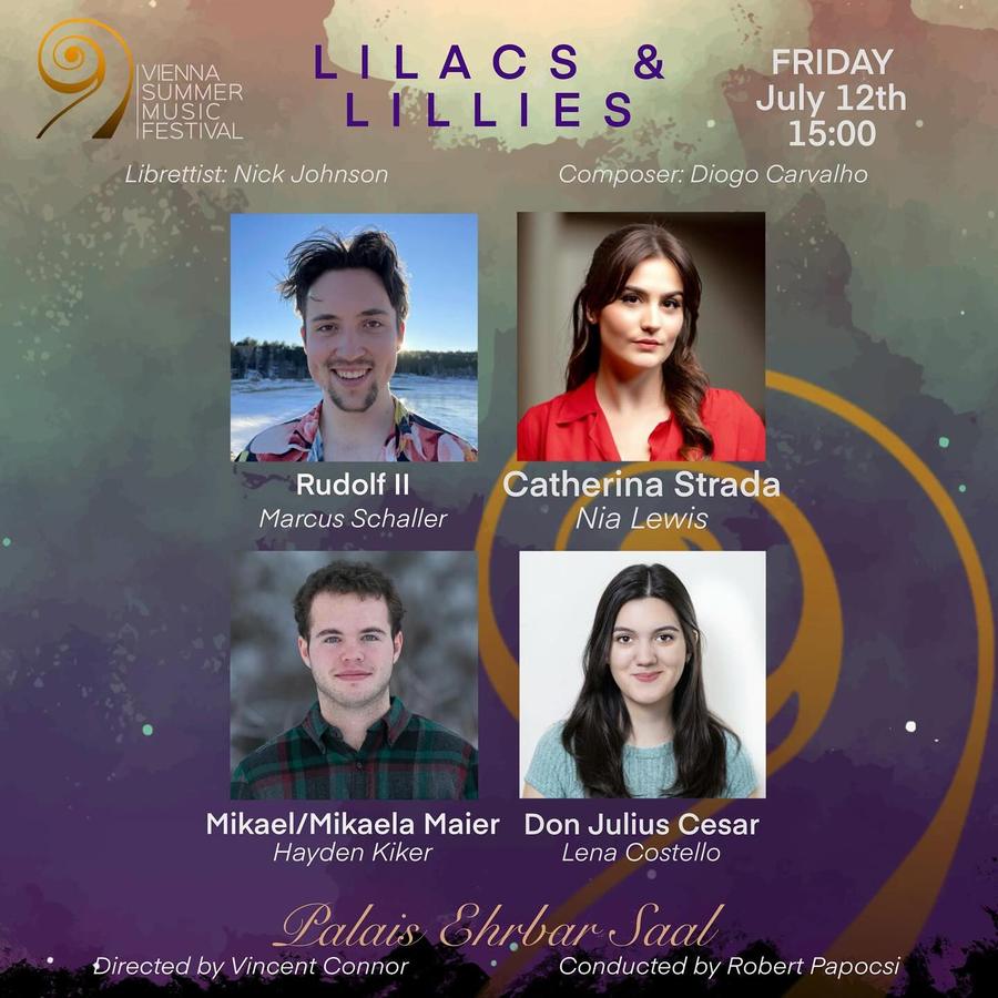 The Vienna Summer Music Festival is proud to present the World Premiere of “Lilacs and..., from the festival's Instagram