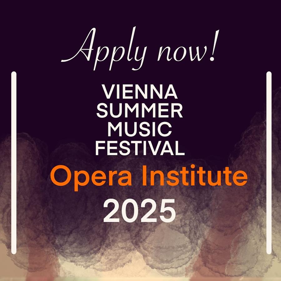 Music Monday! Applications are Now Open for The Vienna Summer Music Festival, from the festival's Instagram