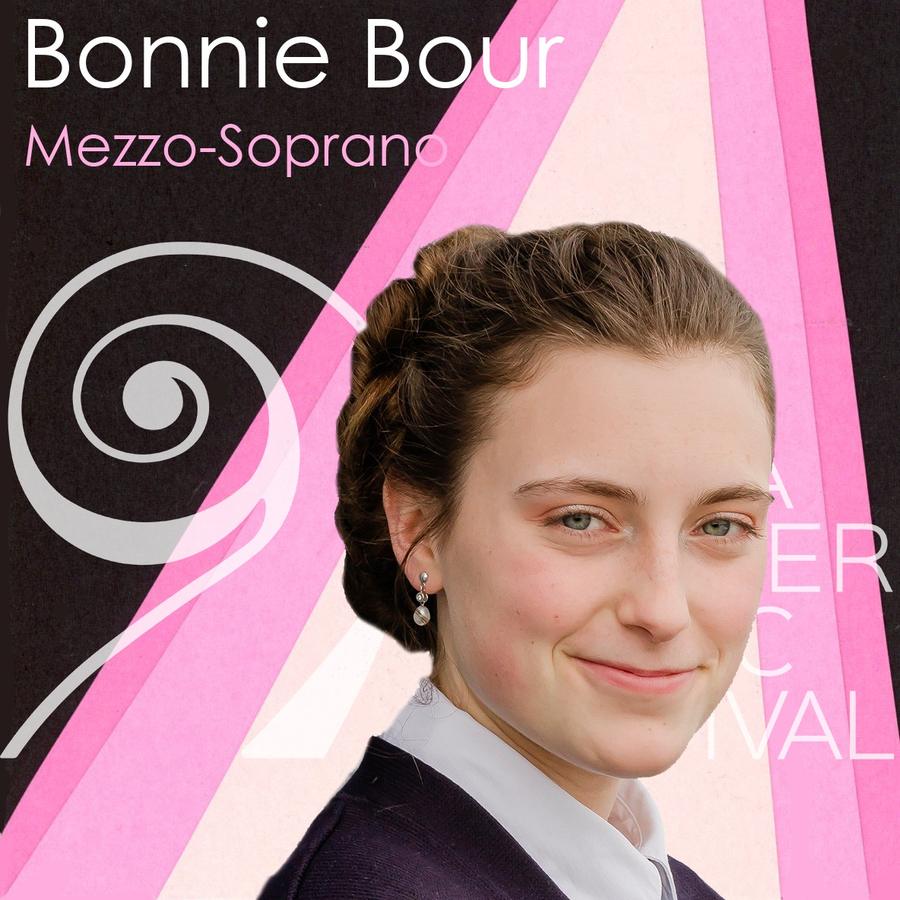 Meet Bonnie Bour, mezzo-soprano, from the festival's Instagram