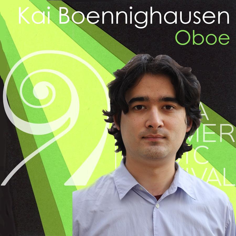 Meet Kai Boennighausen, oboist, from the festival's Instagram