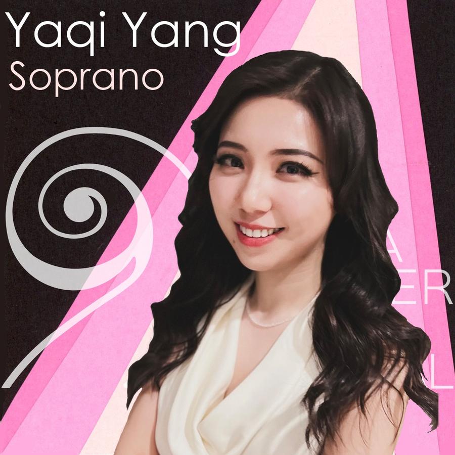 Meet Yaqi Yang, soprano, from the festival's Instagram