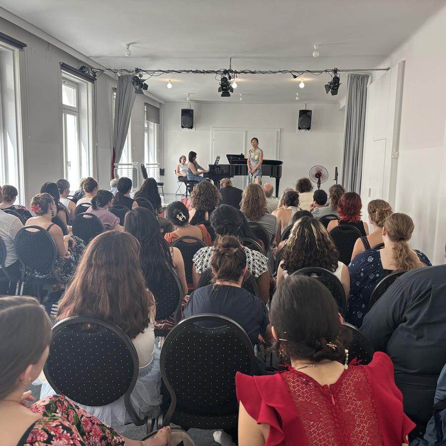 We had our first full day of the Vienna Summer Music Festival yesterday, photo 5 of 8, from the festival's Instagram