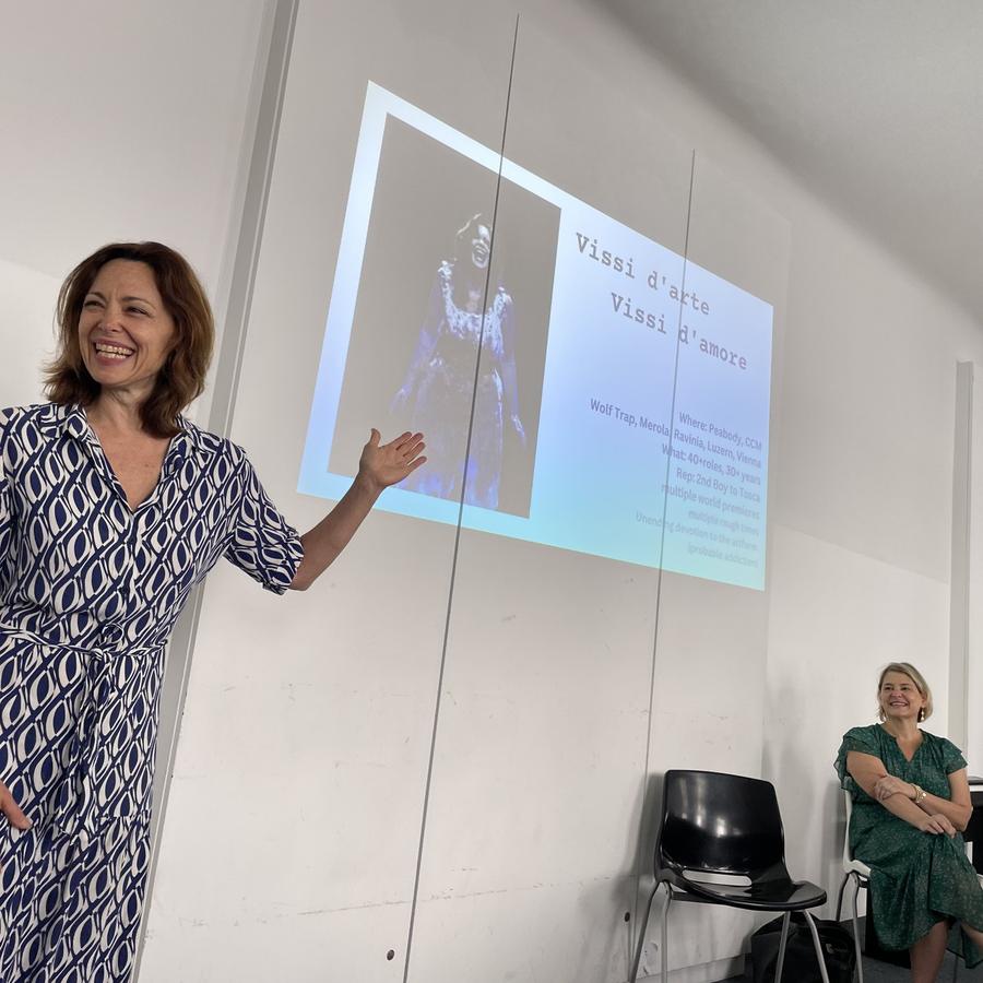 This morning Jennifer Davison and Alison Trainer kicked off their "Artist Ignite"..., from the festival's Instagram