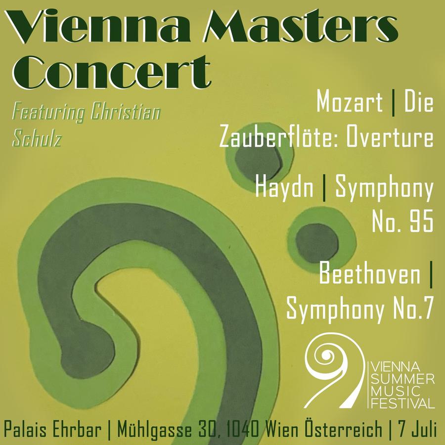 This Sunday: The Vienna Masters Concert, featuring the incredible Christian Schulz, from the festival's Instagram