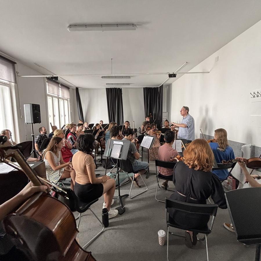 1 more day until the Vienna Master's Concert, photo 2 of 2, from the festival's Instagram