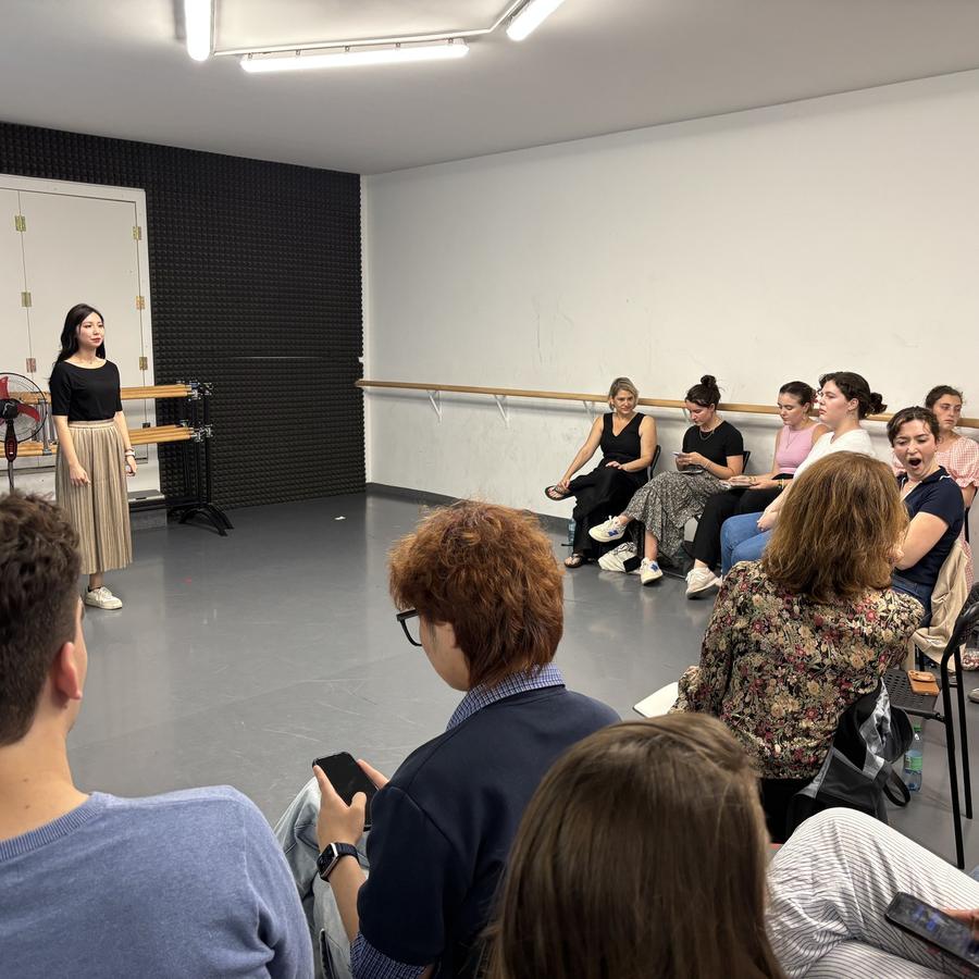 This evening's Artist Ignite had students develop their auditioning skills to ensure..., from the festival's Instagram