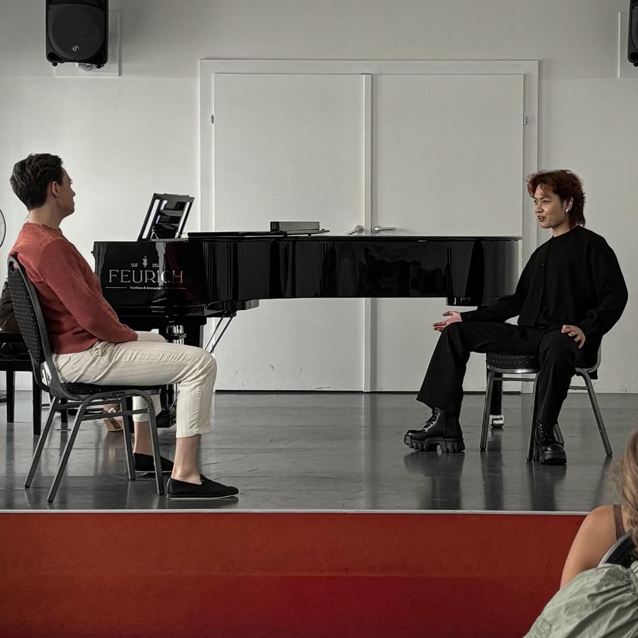 We had a wonderful Masterclass today with the talented Ray Chenez, photo 4 of 6, from the festival's Instagram