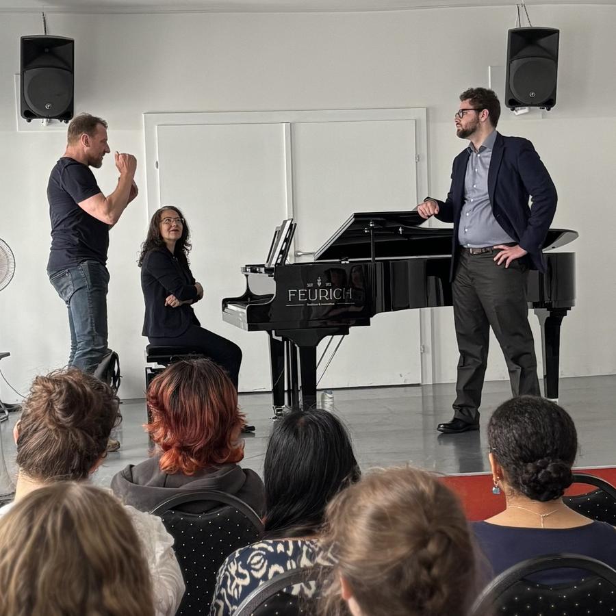 Another day, another Masterclass, photo 2 of 7, from the festival's Instagram