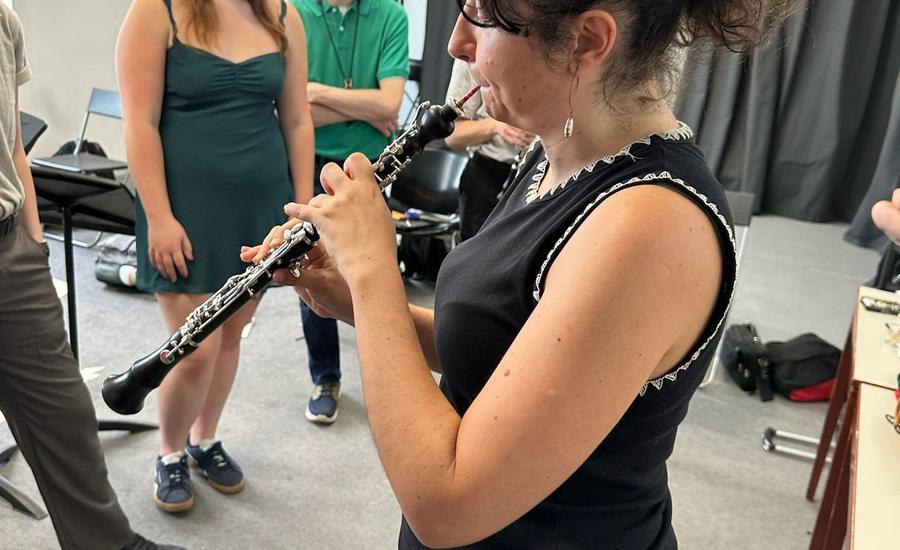 Our Oboes had a marvelous masterclass today, photo 2 of 5, from the festival's Instagram