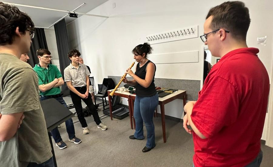 Our Oboes had a marvelous masterclass today, photo 5 of 5, from the festival's Instagram