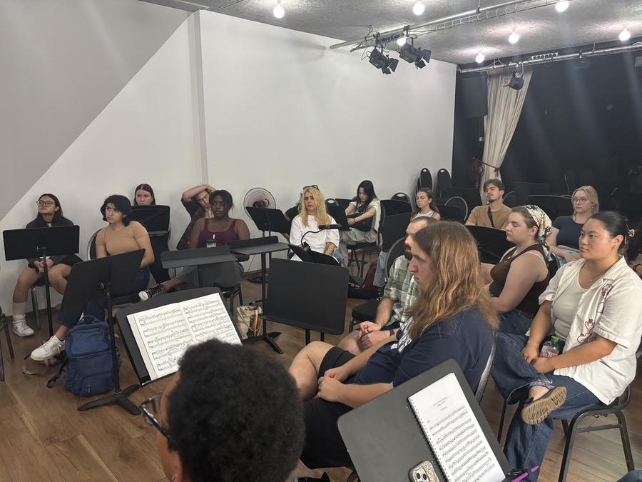 Thank you Scott Wright and Selin Kanttila for coming to talk with our students today, photo 2 of 3, from the festival's Instagram