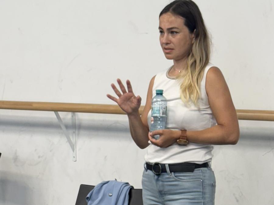 Thank you Scott Wright and Selin Kanttila for coming to talk with our students today, photo 3 of 3, from the festival's Instagram