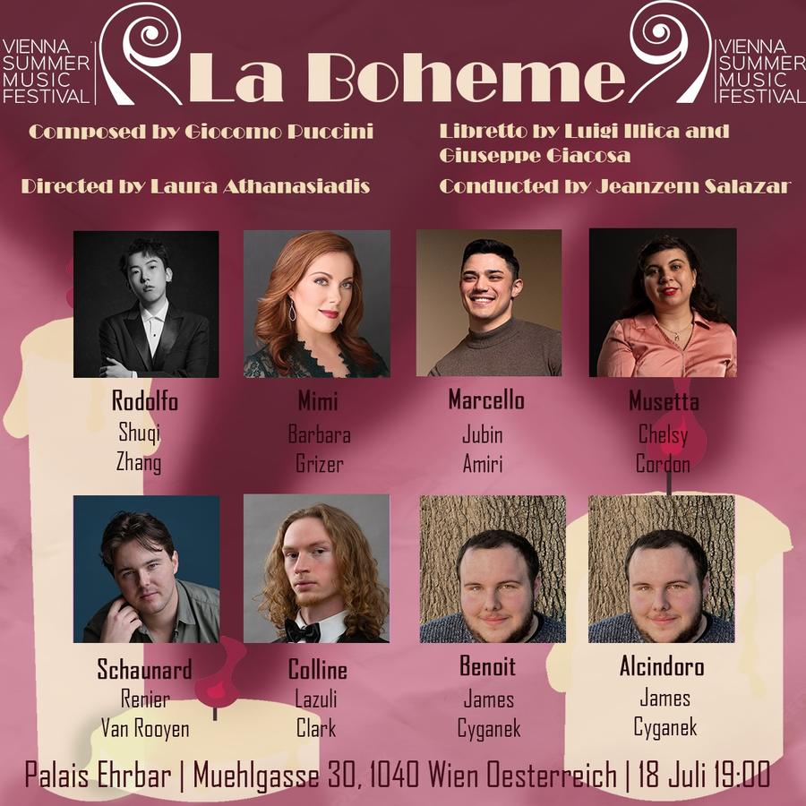 Tonight! Our first performance of La Boheme, from the festival's Instagram