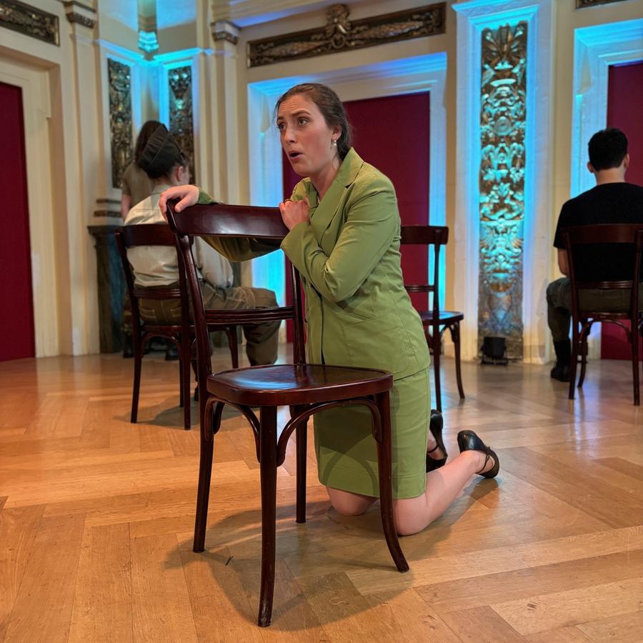 Congratulations to our first cast of Giulio Cesare on a wonderful performance, photo 5 of 8, from the festival's Instagram