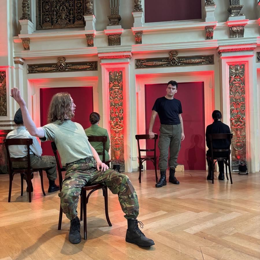 Congratulations to our first cast of Giulio Cesare on a wonderful performance, photo 8 of 8, from the festival's Instagram