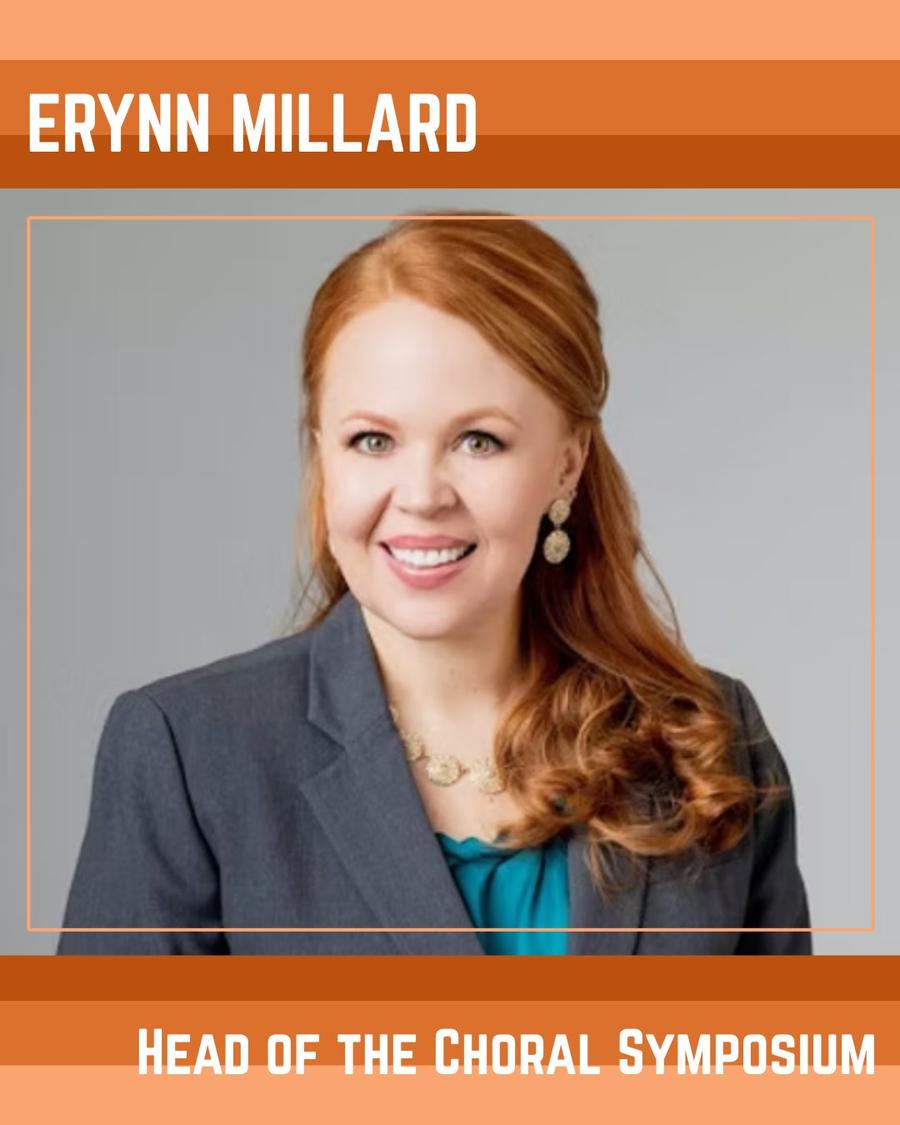 Erynn M. Millard, Ph.D., maintains an active international presence as conductor, clinician, from the festival's Instagram