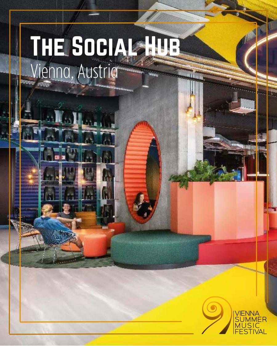 Check out the Social Hub, an incredible hotel in Vienna where the Vienna Summer Music..., from the festival's Instagram