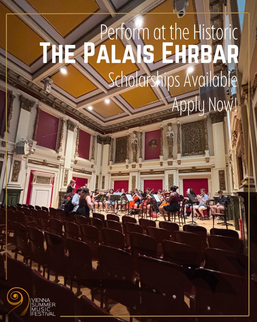 All of our incredible performances are held at the historic Ehrbar Saal, from the festival's Instagram