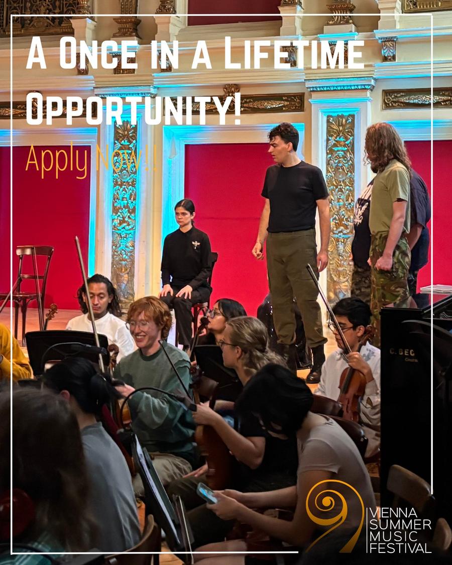 Come and perform in the City of Music, where Mozart, Haydn, and Beethoven worked, from the festival's Instagram