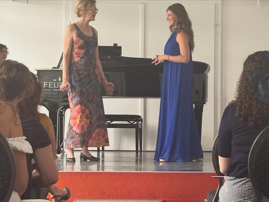Masterclass with Elizabeth Hagedorn, photo 4 of 4, from the festival's Instagram
