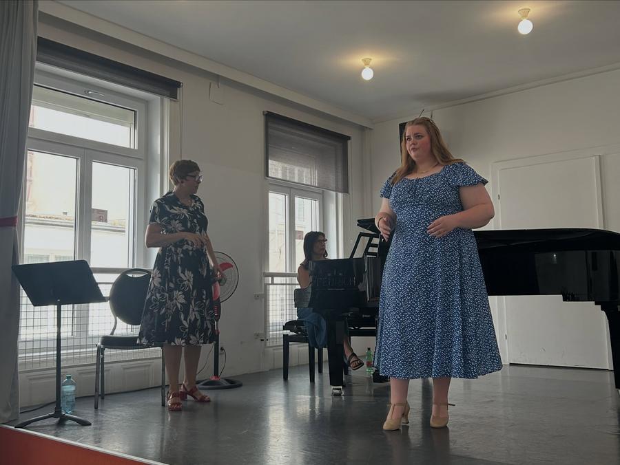 Masterclass with Valentina Farcas, photo 3 of 7, from the festival's Instagram