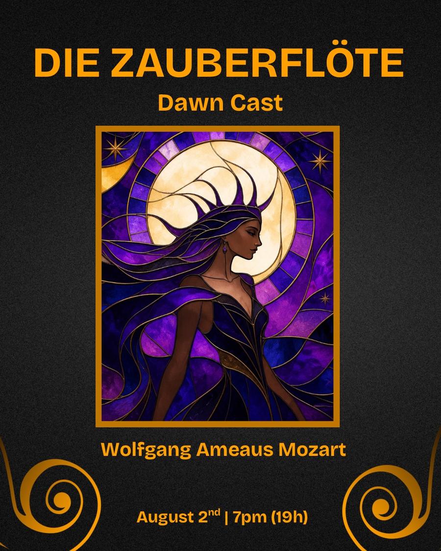 Die Zauberflöte: the Dawn Cast, from the festival's Instagram