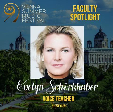 The Vienna Summer Music Festival is honored to have the dearest Evelyn Schörkhuber as..., from the festival's Instagram