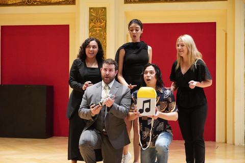 Opening night of magic flute is tonight, from the festival's Instagram