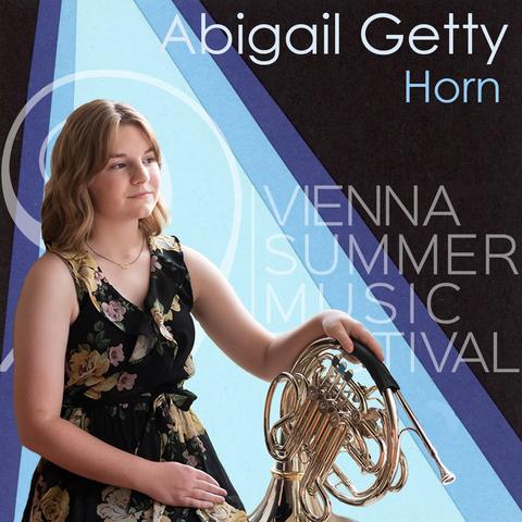 Meet Abigail Getty, third year horn student, from the festival's Instagram