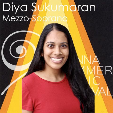 Meet Diya Sukumaran, mezzo-soprano, from the festival's Instagram