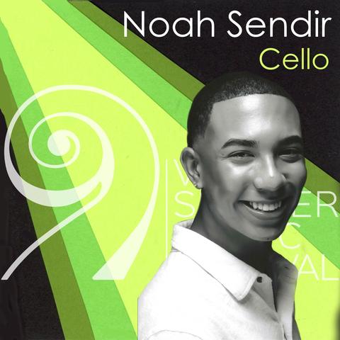 Meet Noah Sendir, passionate cellist, from the festival's Instagram