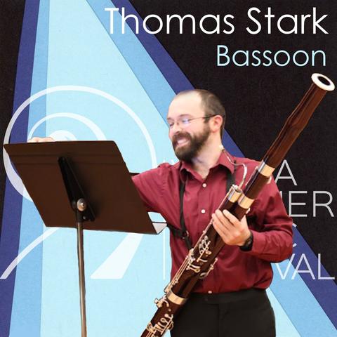 Meet Thomas Stark, bassoonist, from the festival's Instagram