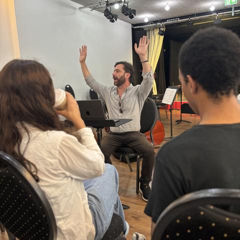 Today Dr. Michael Polo hosted a lecture teaching our participants how to navigate the..., from the festival's Instagram