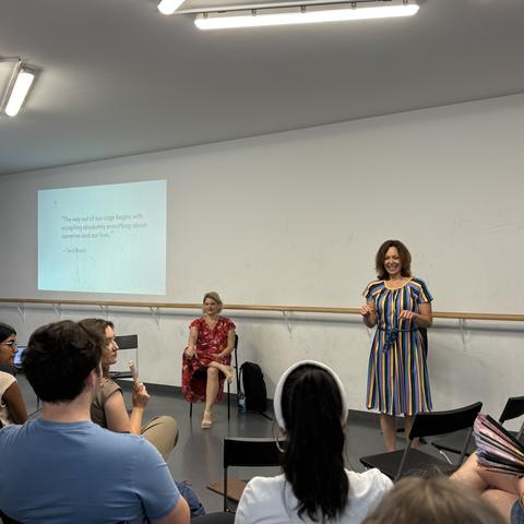 Artist Ignite today discussed good mental health practices as a working artist, from the festival's Instagram