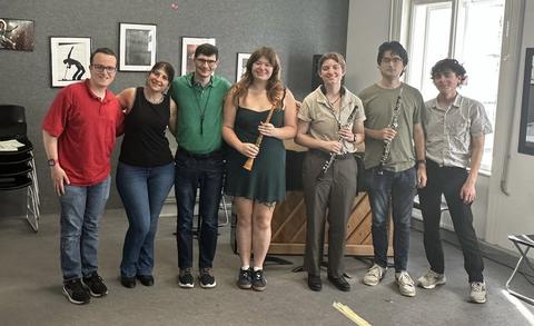 Our Oboes had a marvelous masterclass today, from the festival's Instagram