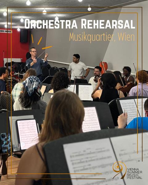 Looking back today on our rehearsals last summer, from the festival's Instagram
