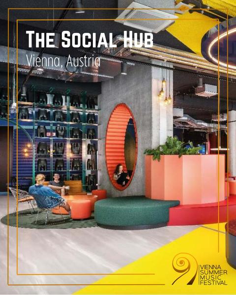 Check out the Social Hub, an incredible hotel in Vienna where the Vienna Summer Music..., from the festival's Instagram