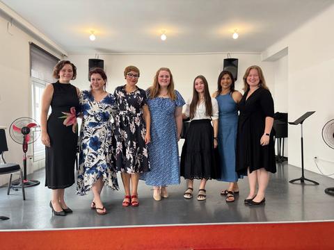 Masterclass with Valentina Farcas, from the festival's Instagram